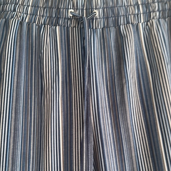 Soho Apparel Striped Jumpsuit - Blue and White - Picture 4 of 7
